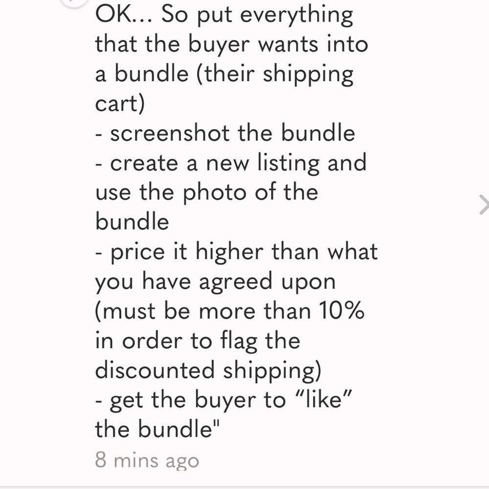Info for closet clear out discount shipping
